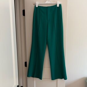 Alice + Olivia Teal Wide Leg Pants